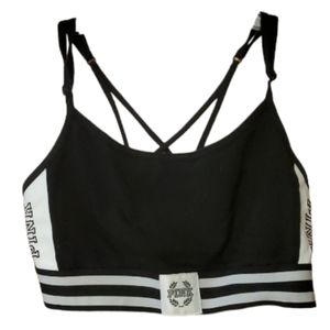 Victoria's Secret PINK Black and White Bralette Size Small‎